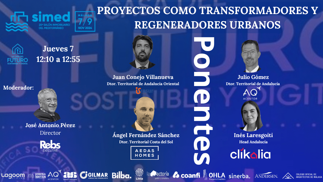 Proyectos inmobiliarios como tranformadores y regenaradores urbanos. Simed 2024. La casa del futuro.