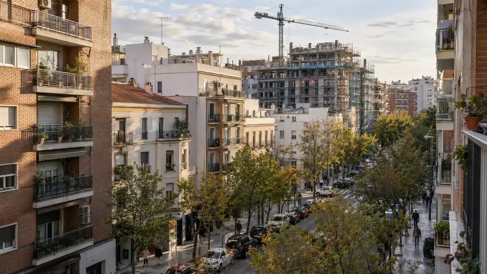 viviendas y una obra en marcha